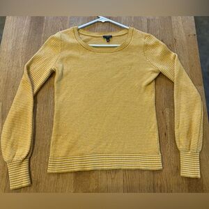 Talbots Canary Yellow Crew Neck Sweater